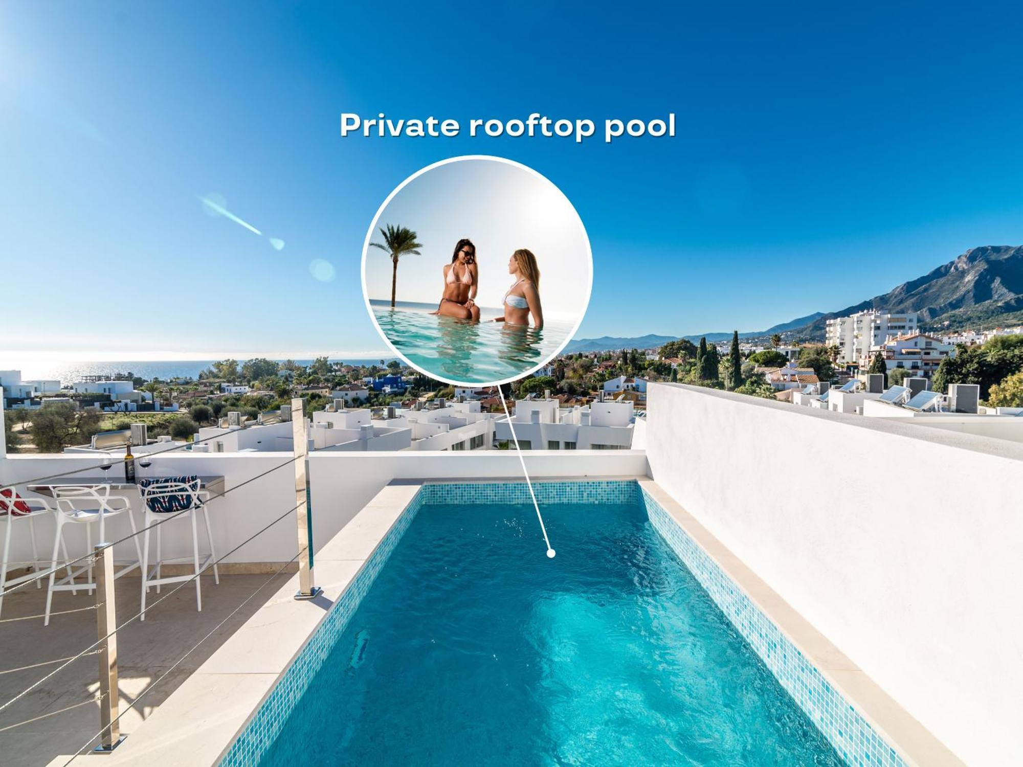 Casa Isabel: Luxury Condo with Private Infinity Pool Marbella Exterior photo
